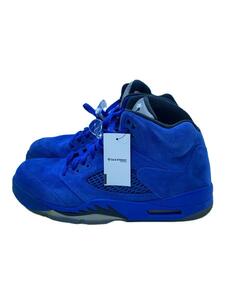 NIKE◆AIR JORDAN 5 RETRO/エアジョーダンレトロ/ブルー/136027-401/28.5cm/ブルー