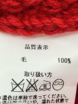 guernsey woollens/セーター(厚手)/M/ウール/RED_画像4