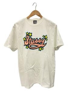 STUSSY◆Tシャツ/M/コットン/WHT