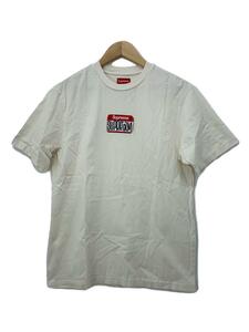 Supreme◆21AW/Gonz Nametag S/S TOP/Tシャツ/S/コットン/WHT