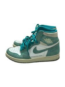 NIKE◆AIR JORDAN 1 RETRO HIGH OG/エアジョーダン1レトロハイ/ブルー/28cm/BLU