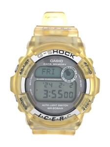 CASIO◆クォーツ腕時計・G-SHOCK/デジタル/イエロー//7回イルカクジラ会議/DU-9200k