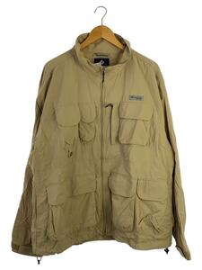 Columbia◆PFG Logriver BMS Jacket/ジャケット/XL/ポリエステル/BEG/PM0438