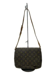 LOUIS VUITTON◆ミュゼット・タンゴ_モノグラム・キャンバス_ショートショルダー_/ブラウン/M51257/ワンショル