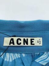 Acne Studios(Acne)◆ADELINE SILK GG AW13/シルク100/シアーシャツ/長袖ブラウス/34/シルク/BLU/無地_画像3