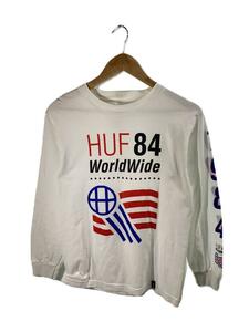 HUF◆長袖Tシャツ/S/コットン/WHT/RN#114910