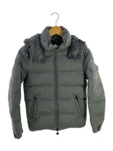 MONCLER◆ダウンジャケット/-/ウール/GRY/無地/132-091-40338-05