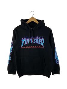 THRASHER◆パーカー/M/コットン/BLK