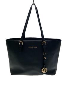 MICHAEL KORS◆トートバッグ/-/BLK/無地/EY-1412/ブラック/チャーム