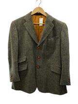 HARRIS TWEED◆テーラードジャケット/-/ウール/GRN_画像1