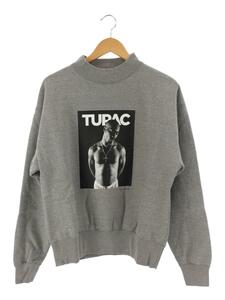 BYWEAR/スウェット/M/コットン/GRY/プリント/2PAC Mockneck #7