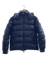 MONCLER◆ダウンジャケット/1/ポリエステル/ブラック/黒/G20911A53600 68950_画像1