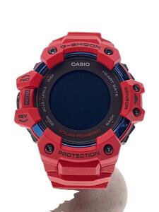 CASIO◆ソーラー腕時計_G-SHOCK/デジタル/ラバー/BLK/RED