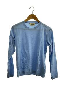 HERMES* long sleeve T shirt /XS/ cotton /BLU