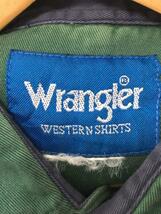 WRANGLER◆長袖シャツ/-/コットン/GRN_画像3