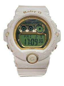 CASIO◆クォーツ腕時計・Baby-G/デジタル/ラバー/ホワイト/BG-6901-7DR/黄ばみ・汚れ/