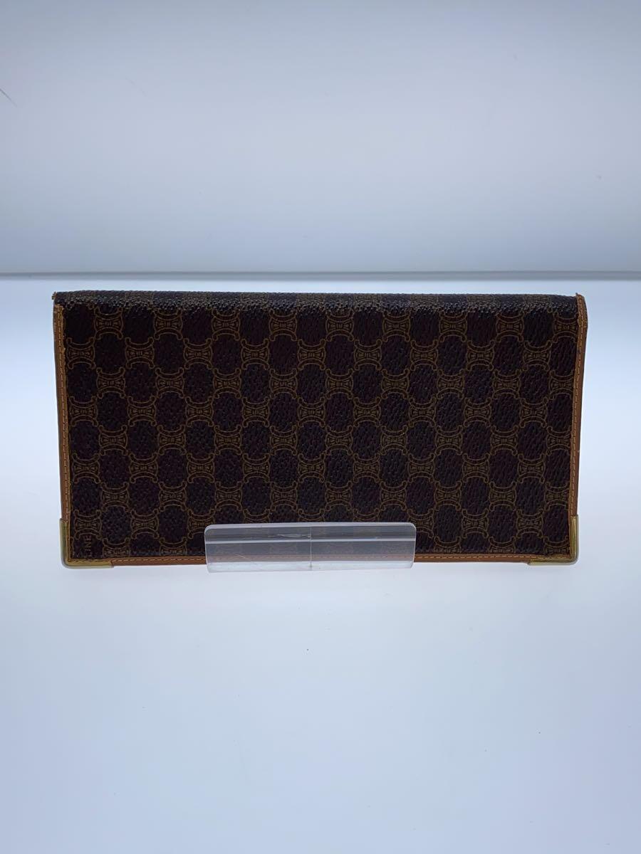 CELINE◆長財布/PVC/BRW/レディース