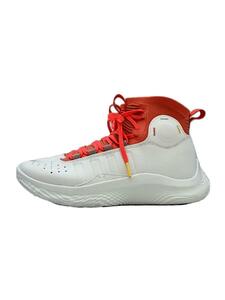 UNDER ARMOUR◆ハイカットスニーカー/26cm/WHT/3024861-100/Curry 4 Flotro Vivid