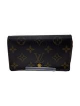 LOUIS VUITTON◆ポルト・モネ・ビエ・トレゾール_モノグラム・キャンバス_BRW/PVC/BRW/レディース_画像1