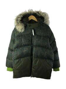 Woolrich◆19AW/ダウンジャケット/L/ポリエステル/カーキ/カモフラ/WOCPS2942