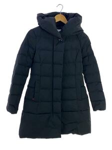 Woolrich* long down jacket /XS/ polyester /BLK/WWCPS2844