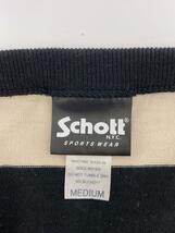 Schott◆Tシャツ/M/コットン/BLK/ボーダー/782-3934016_画像3