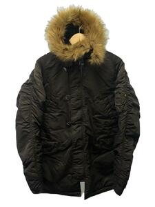 ALPHA INDUSTRIES◆フライトジャケット/XL/ナイロン/BRW/無地/20094-268