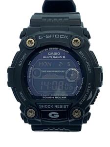 CASIO◆ソーラー腕時計・G-SHOCK/デジタル/BLK