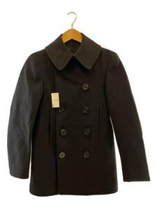 U.S.NAVY*40s/ print tag / pea coat / wool / navy 