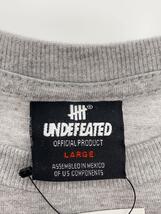 UNDEFEATED◆Tシャツ/L/コットン/GRY/プリント_画像3