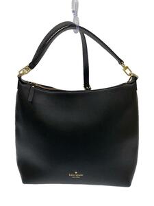 kate spade new york◆ショルダーバッグ/フェイクレザー/BLK/無地/PXRU7774