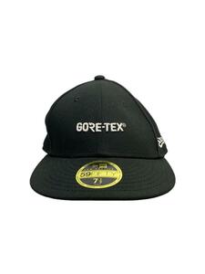 NEW ERA◆ニューエラ/GORE-TEX/キャップ/7 1/2/ポリエステル/ブラック