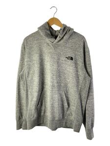 THE NORTH FACE◆BACK SQUARE LOGO HOODIE/XXL/ポリエステル/GRY/プリント