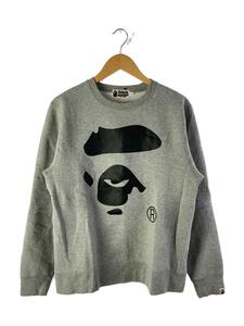 A BATHING APE◆スウェット/L/コットン/GRY/001GDJ201002H