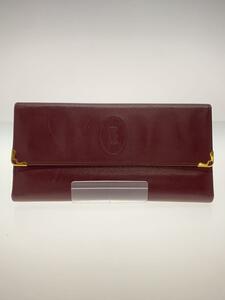 Cartier◆長財布/レザー/BRD/レディース/マストライン