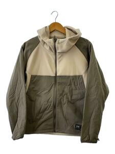 UNDER ARMOUR◆MICRO FLEECE WOVEN FULL ZIP JACKET/フリースジャケット/L/グレー/1375934