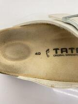 TATAMI BIRKENSTOCK◆サンダル/-/WHT_画像5