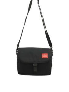 Manhattan Portage◆ショルダーバッグ/カメラバッグ/BLK/無地