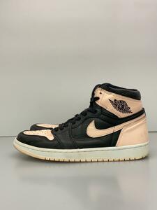 NIKE◆AIR JORDAN 1 RETRO HIGH OG/エアジョーダン1レトロハイ/ブラック/27.5cm/BLK