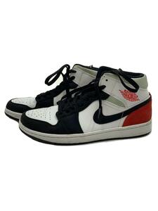 NIKE◆AIR JORDAN 1 MID SE_エアジョーダン 1 ミッド SE/26.5cm/WHT