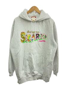 SICARIO/パーカー/XXL/コットン/GRY/プリント