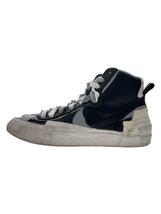 NIKE◆汚れ有/BLAZER MID SACAI/ブラック/BV0072-002/23.5cm/GRY_画像1