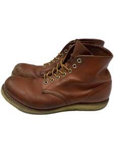 RED WING* boots /US8.5/BRW/ leather /8166