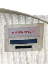 MAISON SPECIAL◆半袖ワンピース/-/ポリエステル/GRY/無地_画像3