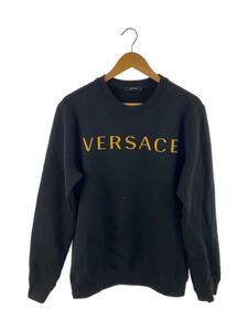 VERSACE◆VERSACE/ヴェルサーチ/A87019S/スウェット/トレーナー/S/コットン/ブラック