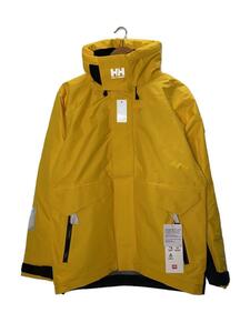 HELLY HANSEN◆タグ付/Ocean Frey Jacket/オーシャンフレイジャケット/S/ナイロン/イエロー/HH12352