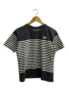 THE NORTH FACE◆S/S CEO α Border Tee_ショートスリーブ セオ アルファ ボーダー ティー/S/コットン/G