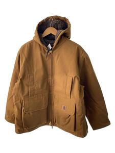 IS-NESS◆COJ DUCK FOODED JACKET/ジャケット/46/コットン/CML/30AWJK08