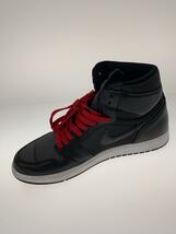 NIKE◆AIR JORDAN 1 RETRO HIGH OG/エアジョーダン1 レトロ/ブラック/555088-060/2_画像8