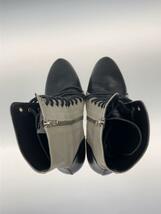 ANN DEMEULEMEESTER◆レースアップブーツ/22.5cm/WHT/レザー_画像3